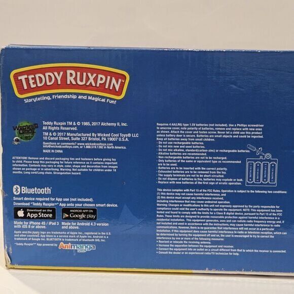 Teddy Ruxpin Exclusive Edition 2017. Imperfect Box / Great Christmas Gift‎ / NEW - Picture 12 of 14